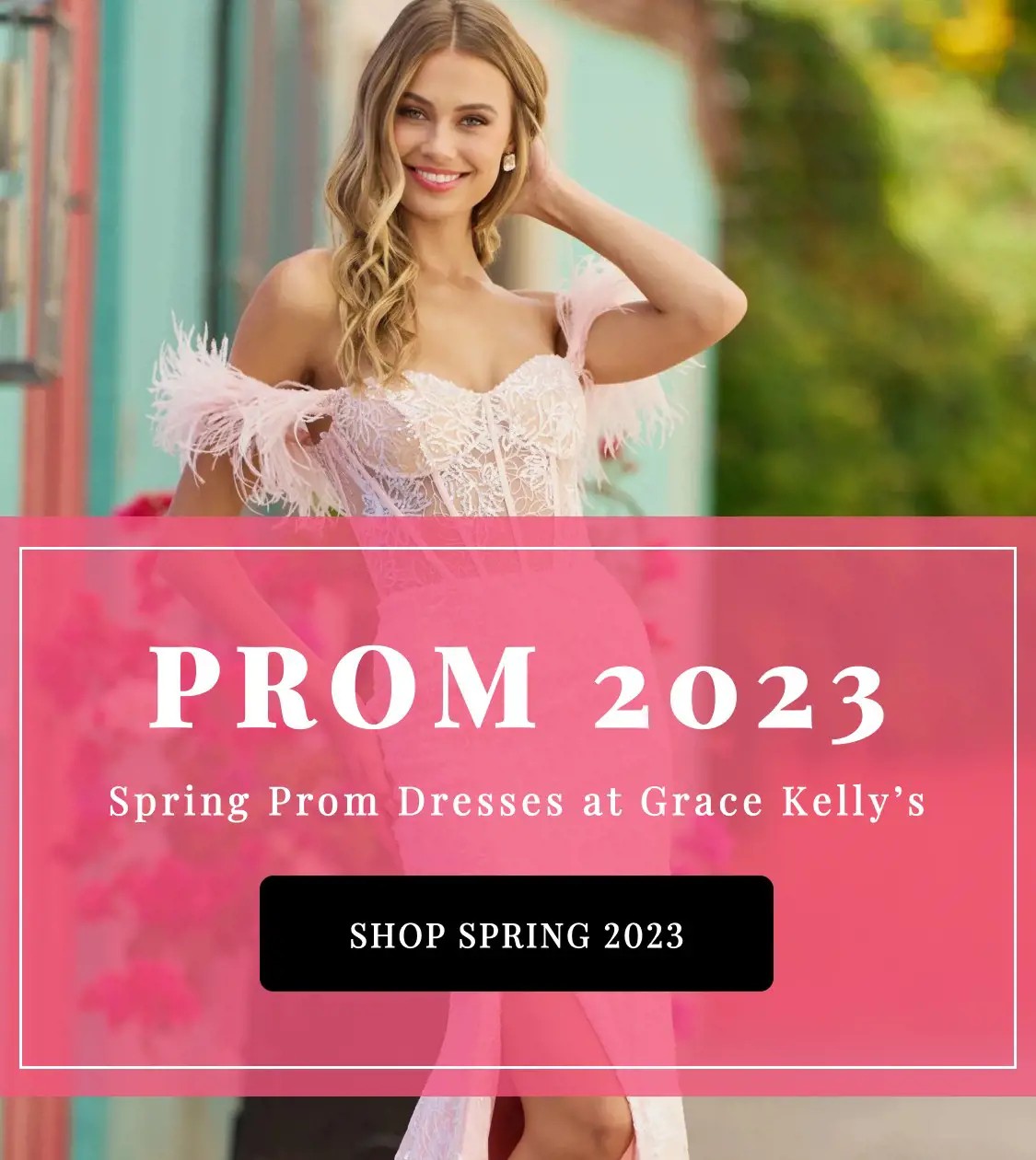 Model Wearing Sherri Hill Prom Dress